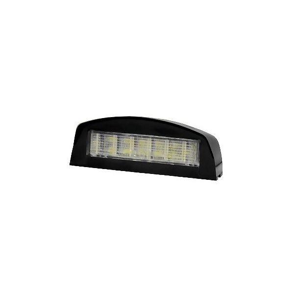 (image for) Universal LED Number Plate Lamp - 12/24v Black Plastic