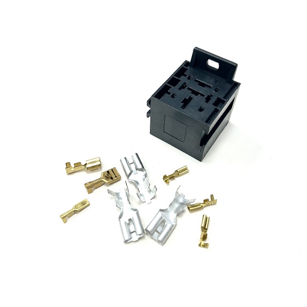 (image for) Heavy Duty 5 Pin Relay Base With Terminals - Bracket Or Gang Mounting