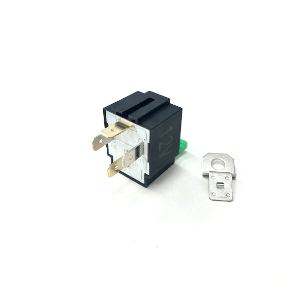 (image for) 12V 30A 4 Pin Fused Relay - Normally Open Configuration