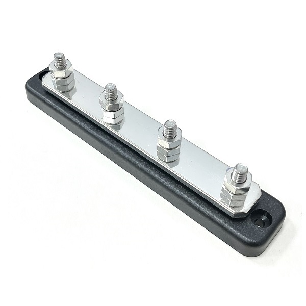 (image for) 250A Power Distribution Busbar - 4 x 8mm Studs