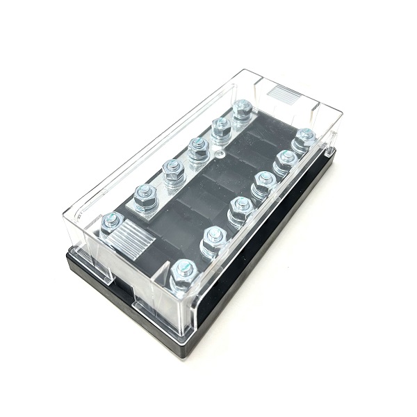 (image for) Heavy Duty 6 Way Power Distribution Fuse Box For Mega Fuses