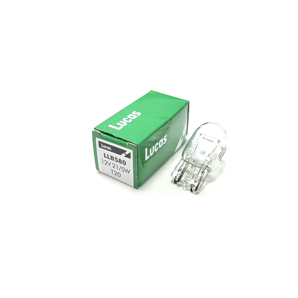 (image for) Lucas LLB580 - Capless W3 x 16d T20 21/5W Clear Bulb