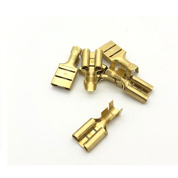(image for) 9.5mm Female Brass Spade Lucar Terminals