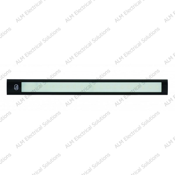 24V - 410Mm Interior Strip Lamp W/ Touch Switch - Black