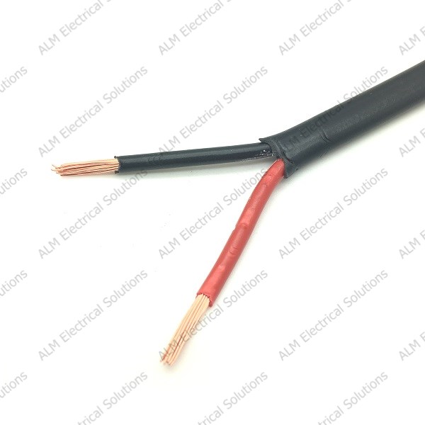(image for) 2 x 0.65mm² Classic Twin Core PVC Cable - Flat Twin