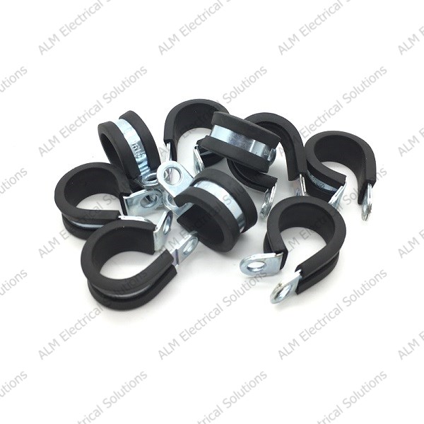 (image for) Rubber Lined Steel P Clips