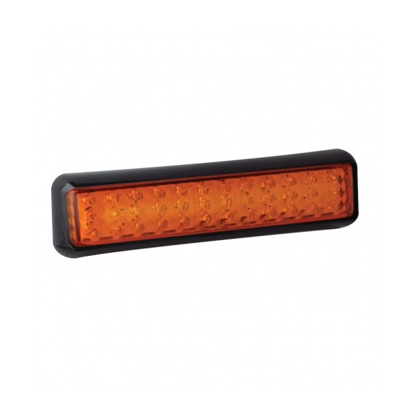 (image for) LED Autolamps 200mm Slim-Line LED Indicator Lamp - Amber