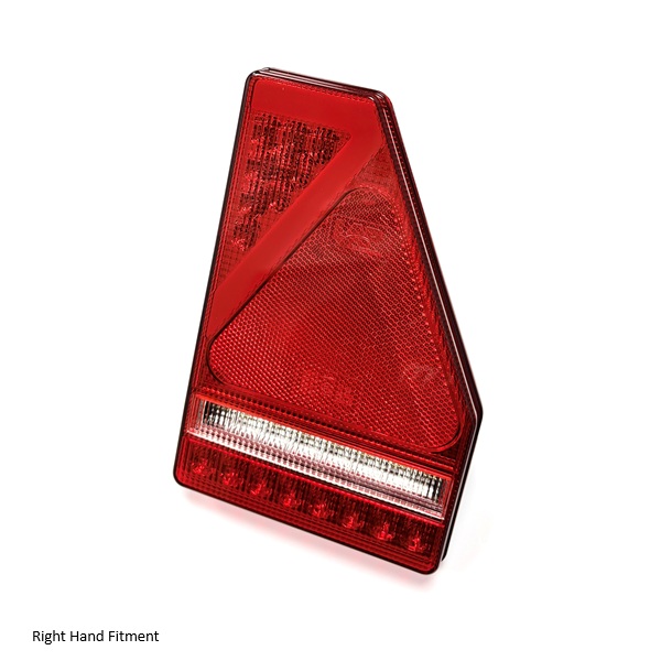 (image for) LAP Electrical LED Rear Combination Lamp & Reflector - Stop/Tail/Indicator/Reverse/Fog Configuration
