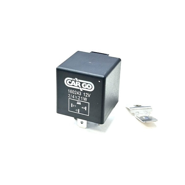 (image for) 12v 4 Pin Flasher Unit Indicator Relay 2/4 x 21W