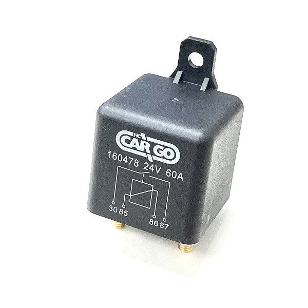 (image for) 24V 60A Heavy Duty Normally Open Relay - 2 x M6 Studs