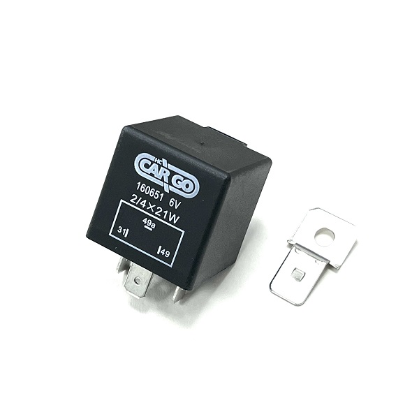 (image for) 6v 3 Pin Flasher Unit Indicator Relay 2/4 x 21W
