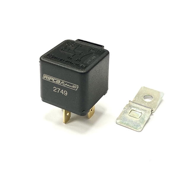 (image for) 12V 30A Normally Open 5 Pin Relay Double Output With Diode