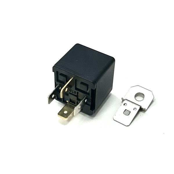 (image for) 12V 40A 4 Pin 40A Relay With Bracket - Make & Break Normally Open Configuration