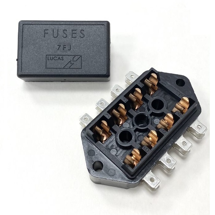 (image for) 4 Way Fuse Box For Glass Fuses - Lucas 7FJ