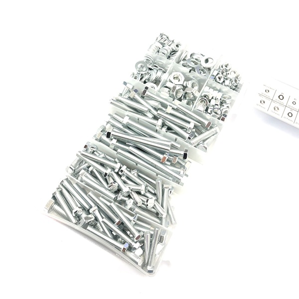 (image for) Nut Washer & Bolt Assortment Box - 460 Pieces