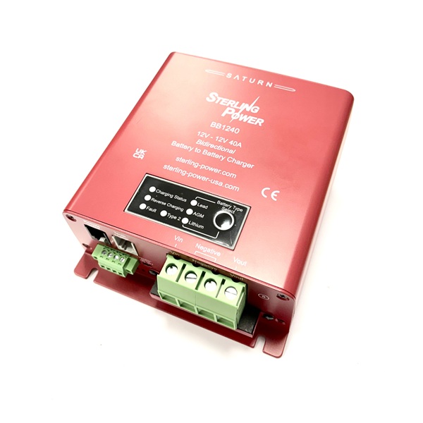 BB1240 Sterling Power Saturn Bi-Directional Battery to Battery Charger 12v 40A (image for) BB1240 Sterling Power Saturn Bi-Directional Battery to Battery Charger 12v 40A