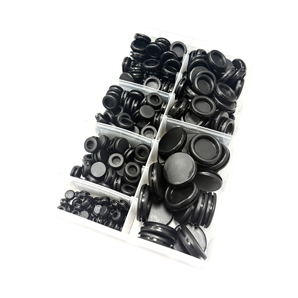 (image for) Rubber Blanking Grommet Assortment Kit - 280 Pieces