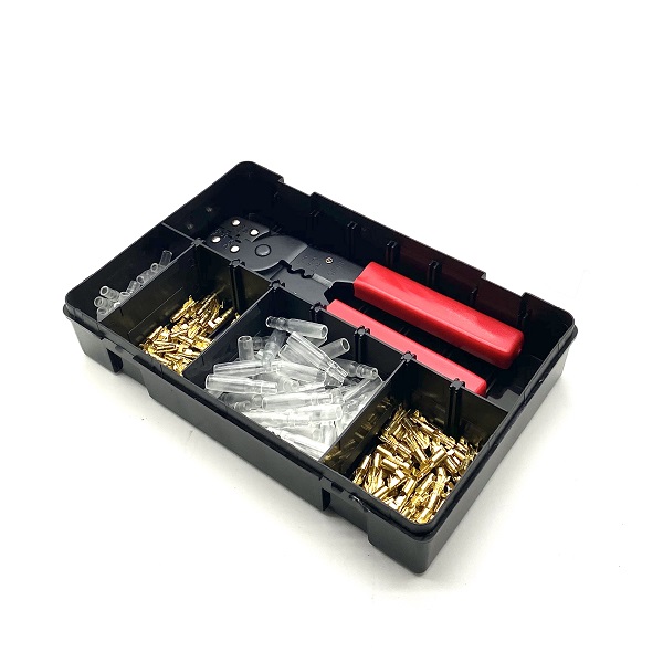 Japanese Style 3.9mm Brass Bullet Connector Kit & Crimp Tool