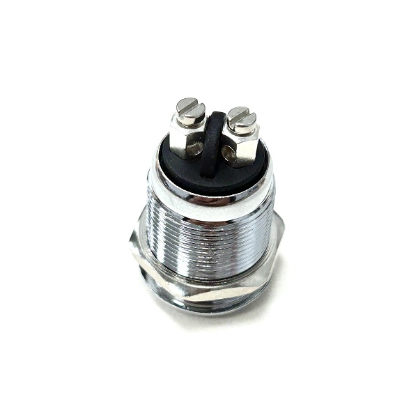 (image for) Stainless Steel Push Button Switch - Momentary On