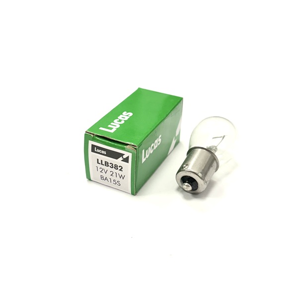(image for) Lucas LLB382 - BA15S SCC 12V 21W Clear Bulb