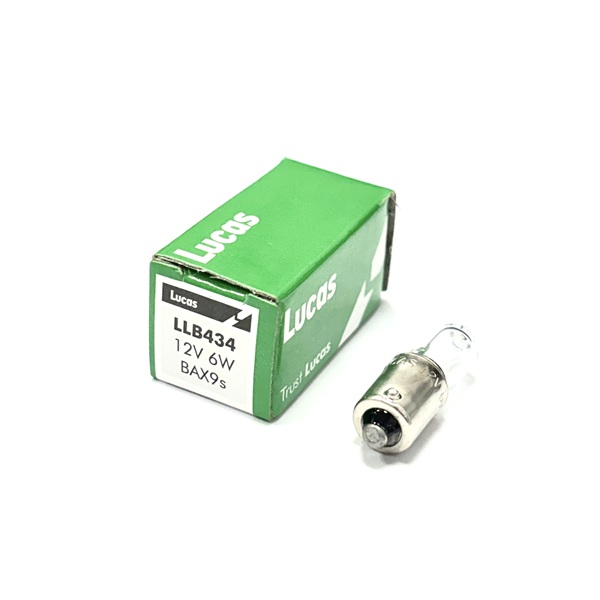 (image for) Lucas LLB434 - H6W BAX9s 12V 6W Clear Bulb