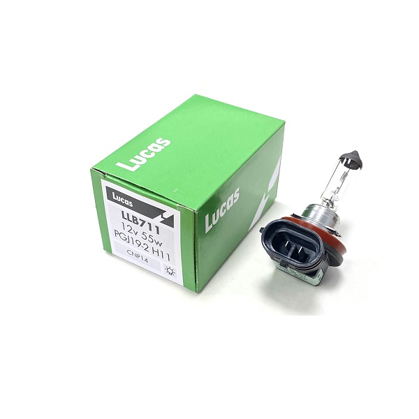 (image for) Lucas LLB711 - H11 PGJ19-2 12V 55W Clear Bulb