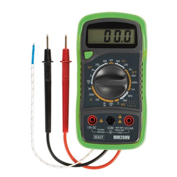 (image for) Digital Multi-Meter - 8 Function With Temperature Probe