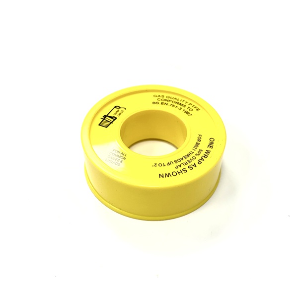 (image for) PTFE Tape 12mm x 5m Roll - Gas Rated