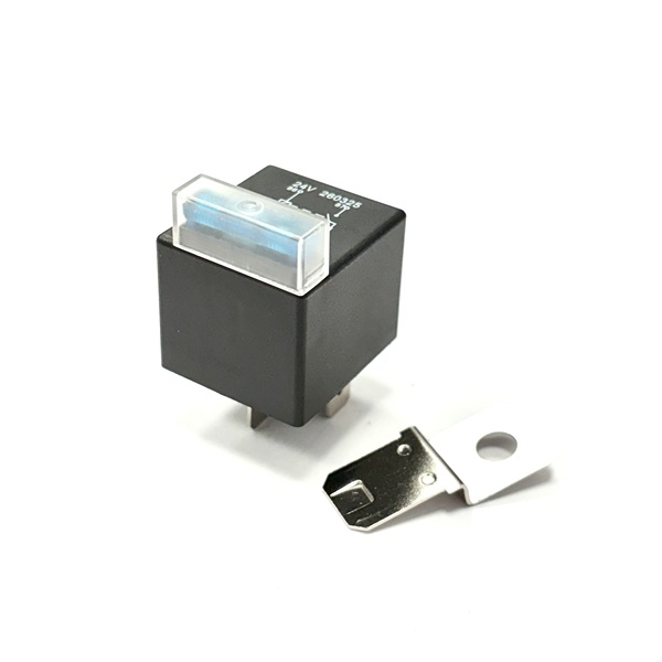 (image for) 24V 15A 4 Pin Fused Relay - Normally Open Configuration