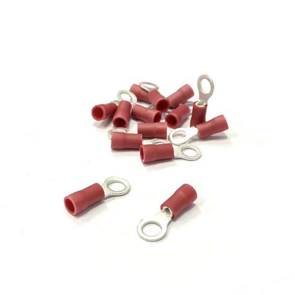 (image for) Red Eyelet Ring Terminals - 5.3mm Hole