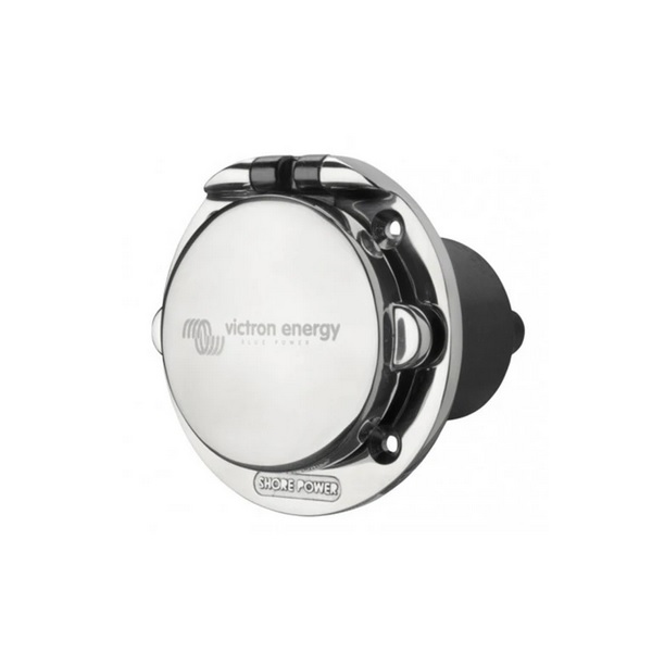 (image for) Shore Power Power Inlet With Cover - Stainless Steel 16A/250Vac