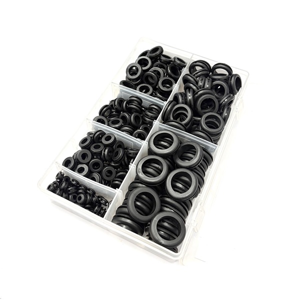 (image for) Rubber Wiring Grommet Assortment Kit - 280 Pieces
